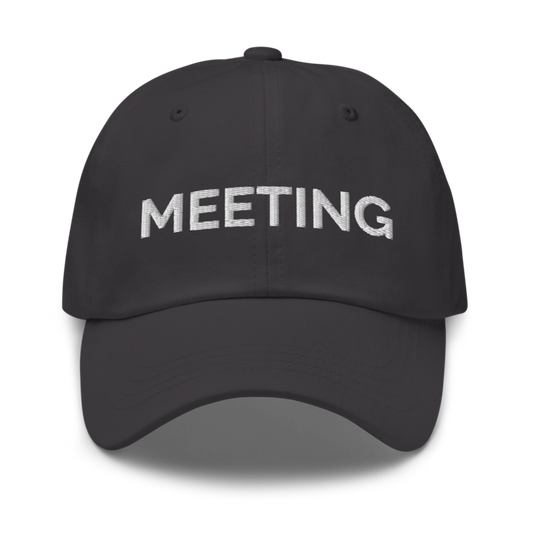 Meeting Hat - Dark Grey