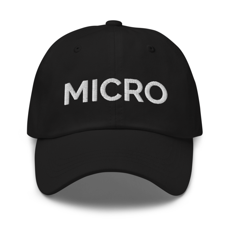 Micro Hat - Black