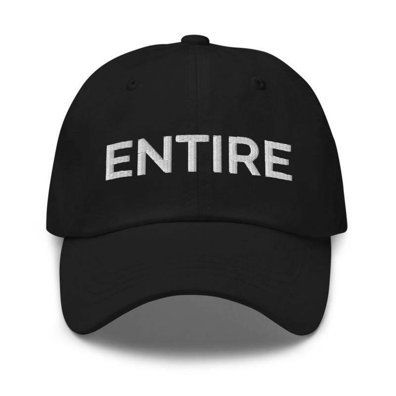 Entire Hat - Black