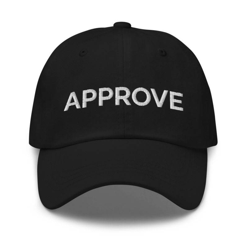 Approve Hat - Black