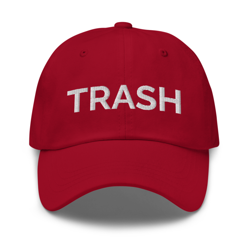 Trash Hat - Cranberry