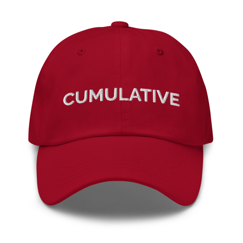 Cumulative Hat - Cranberry