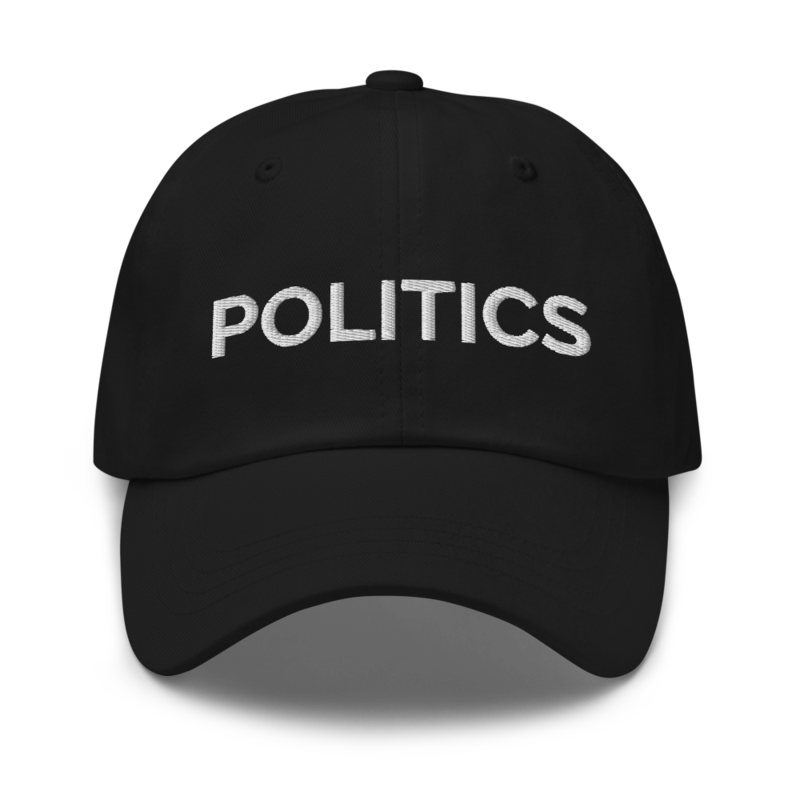 Politics Hat - Black