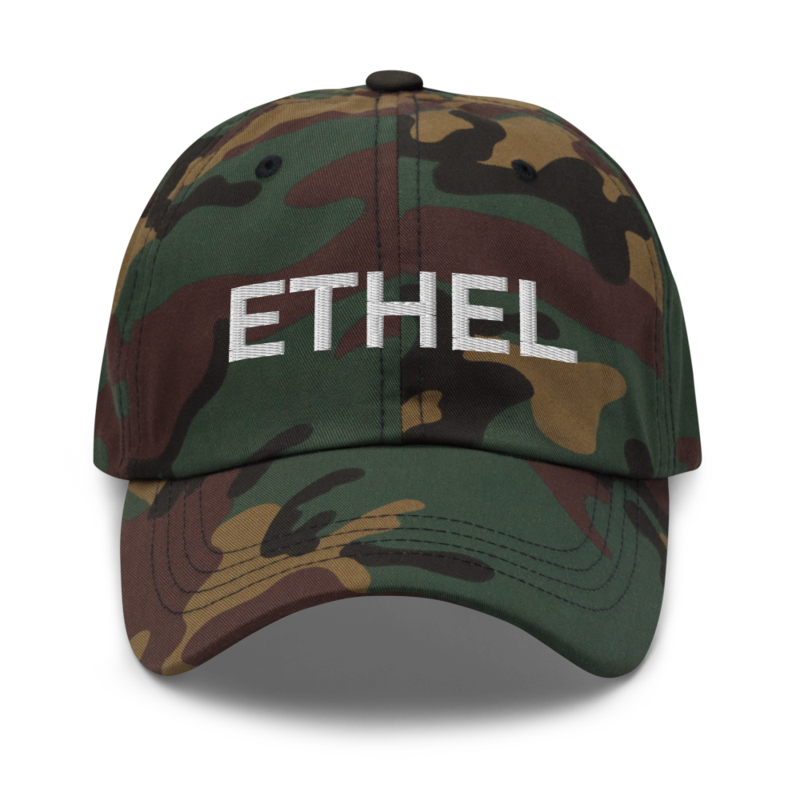 Ethel Hat - Green Camo