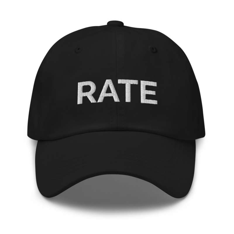 Rate Hat - Black