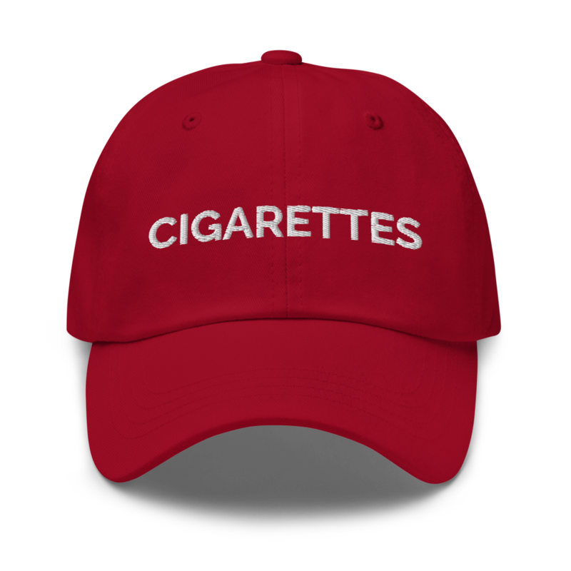 Cigarettes Hat - Cranberry