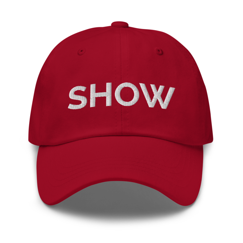 Show Hat - Cranberry