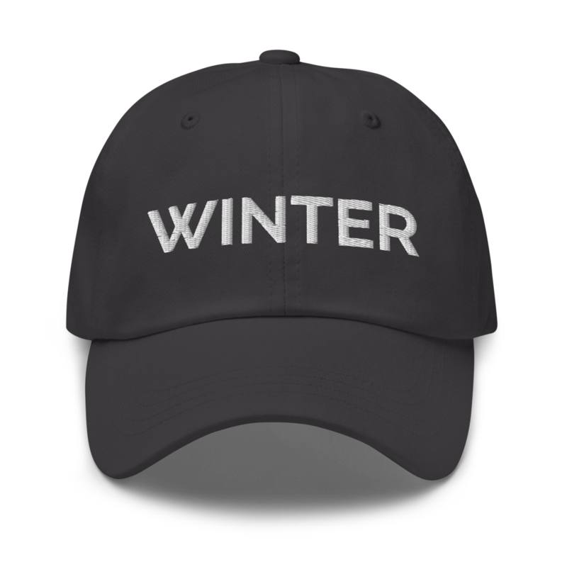 Winter Hat - Dark Grey