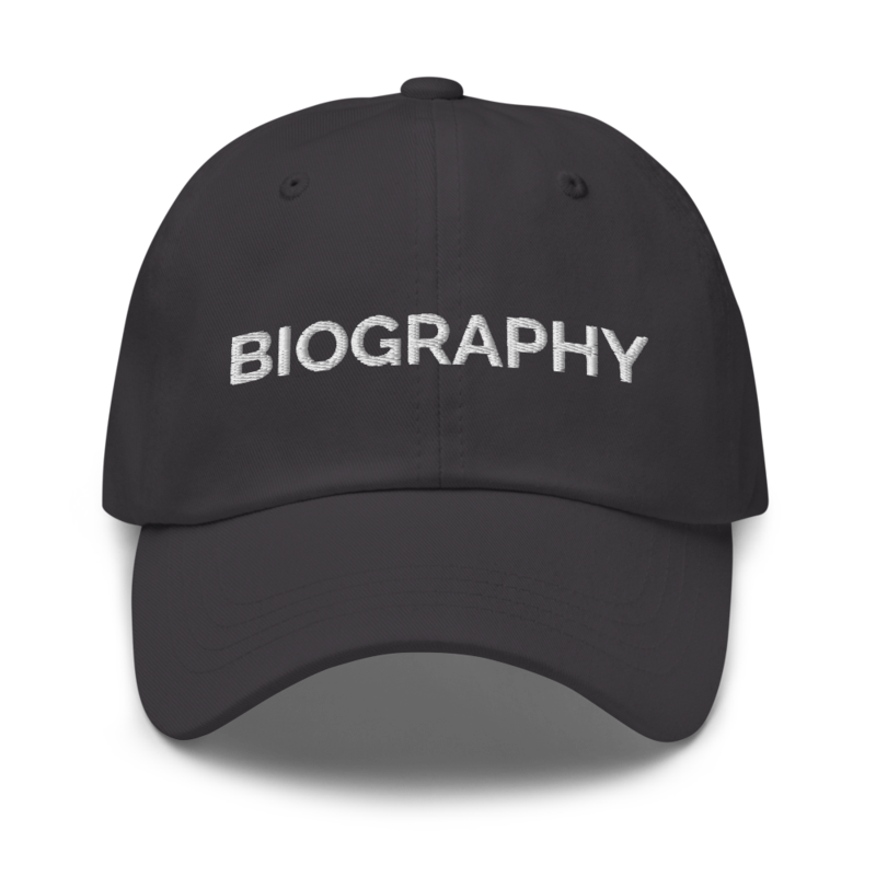 Biography Hat - Dark Grey