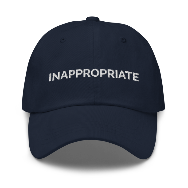 Inappropriate Hat - Navy