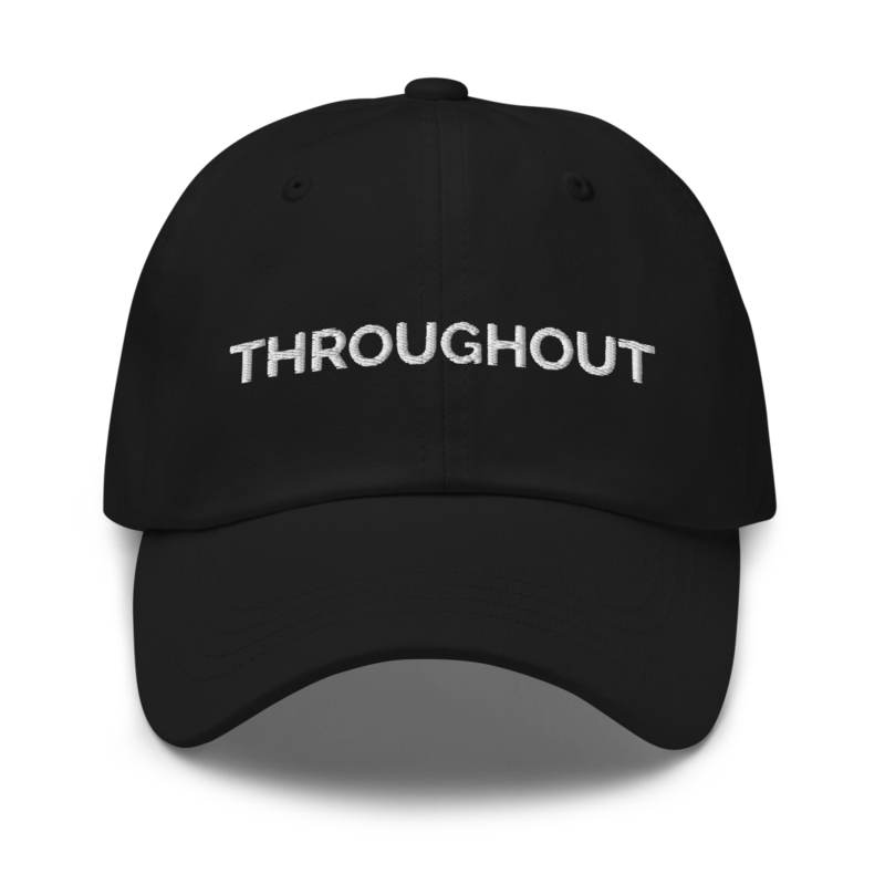 Throughout Hat - Black