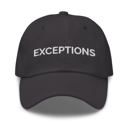 Exceptions Hat - Dark Grey