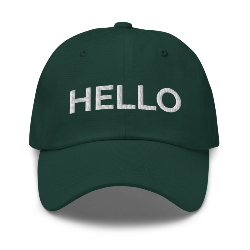 Hello Hat - Spruce