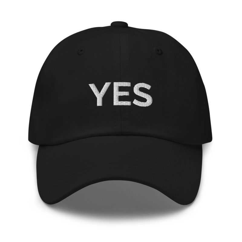 Yes Hat - Black