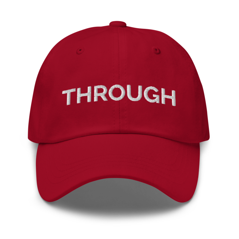 Through Hat - Cranberry