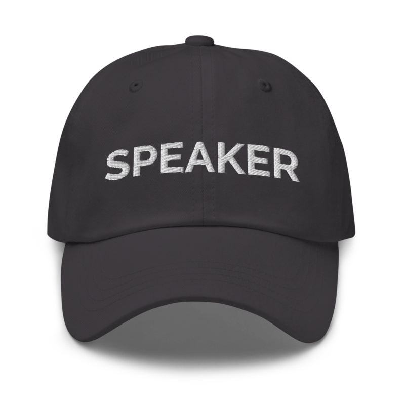 Speaker Hat - Dark Grey