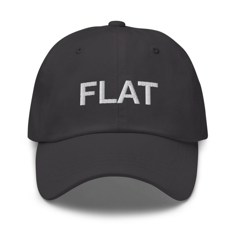 Flat Hat - Dark Grey