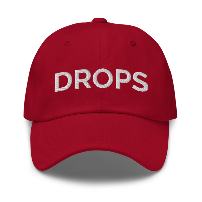 Drops Hat - Cranberry