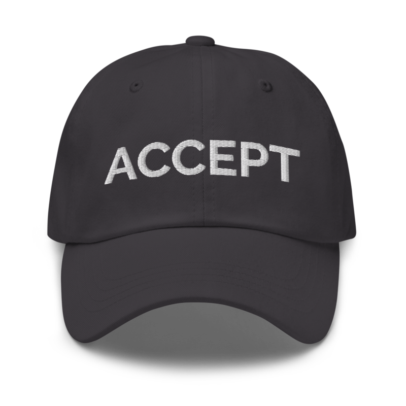 Accept Hat - Dark Grey