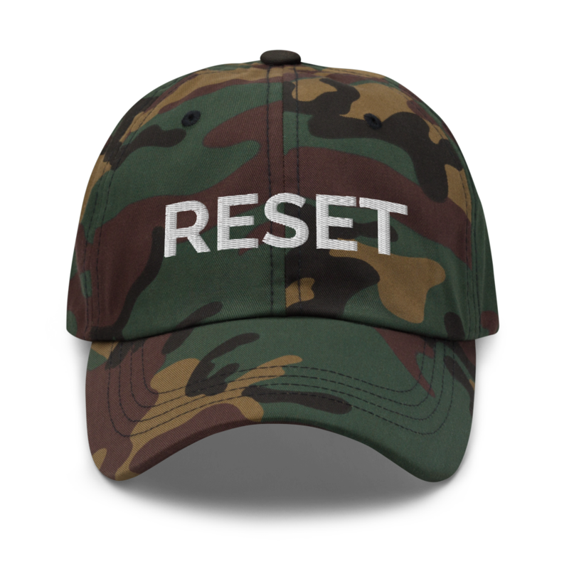 Reset Hat - Green Camo