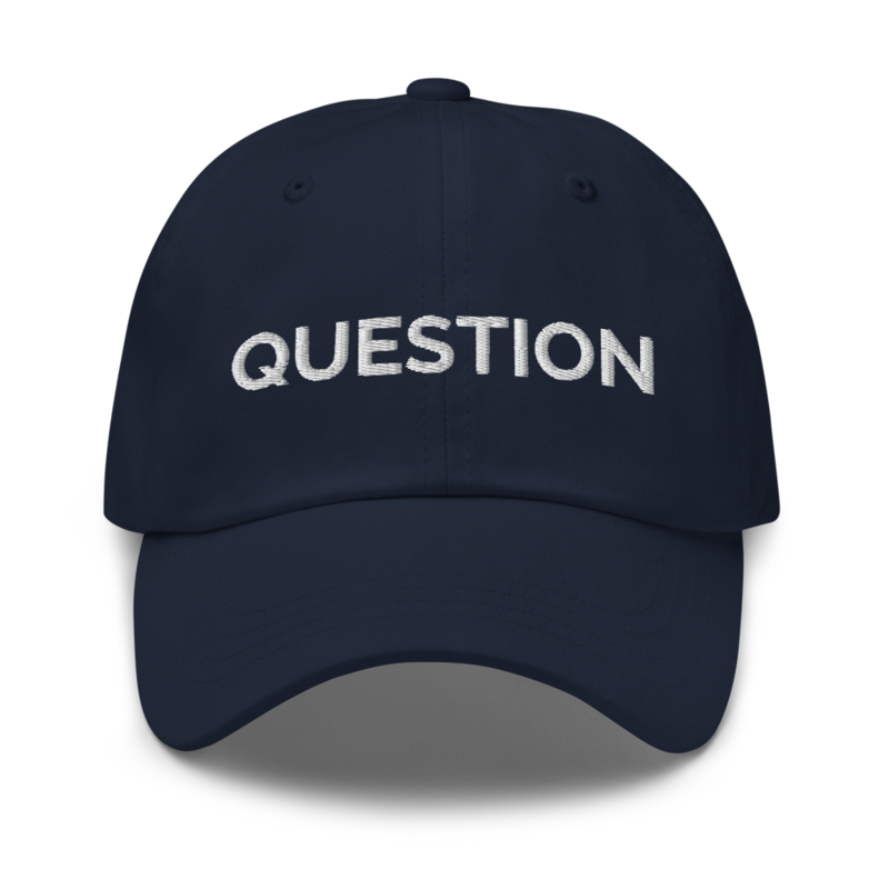 Question Hat - Navy