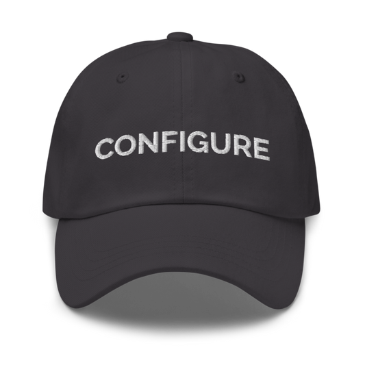 Configure Hat - Dark Grey