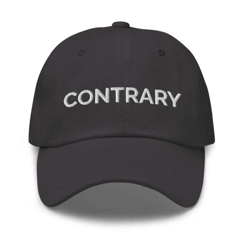 Contrary Hat - Dark Grey