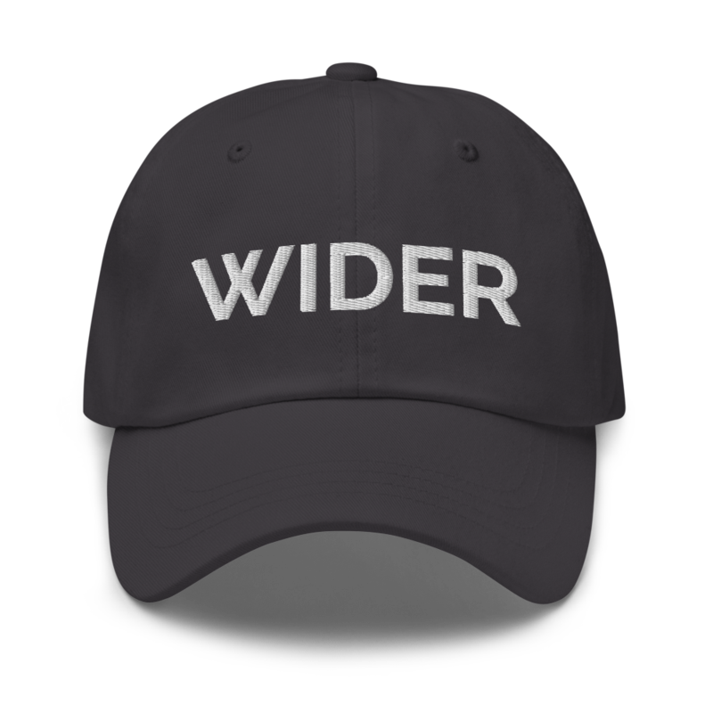 Wider Hat - Dark Grey