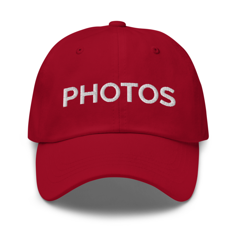 Photos Hat - Cranberry