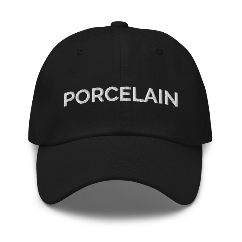Porcelain Hat - Black