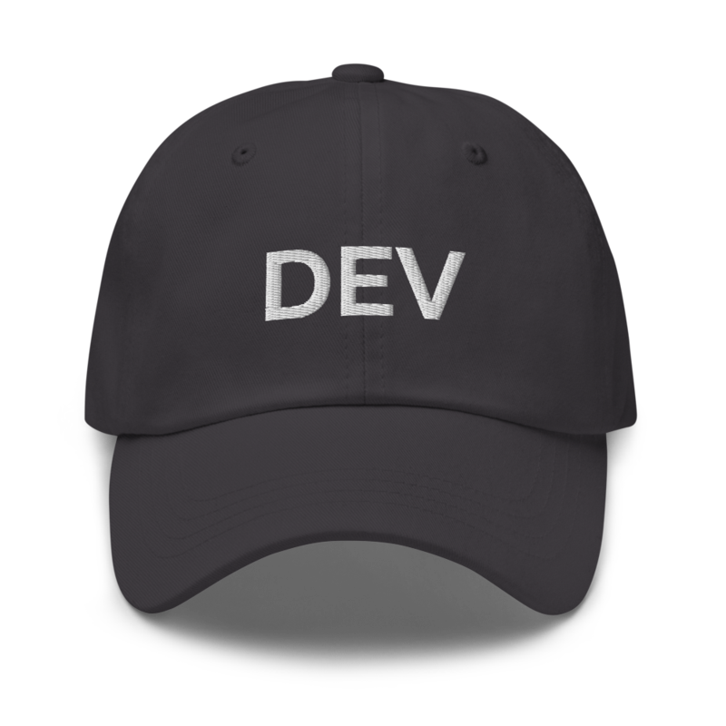 Dev Hat - Dark Grey