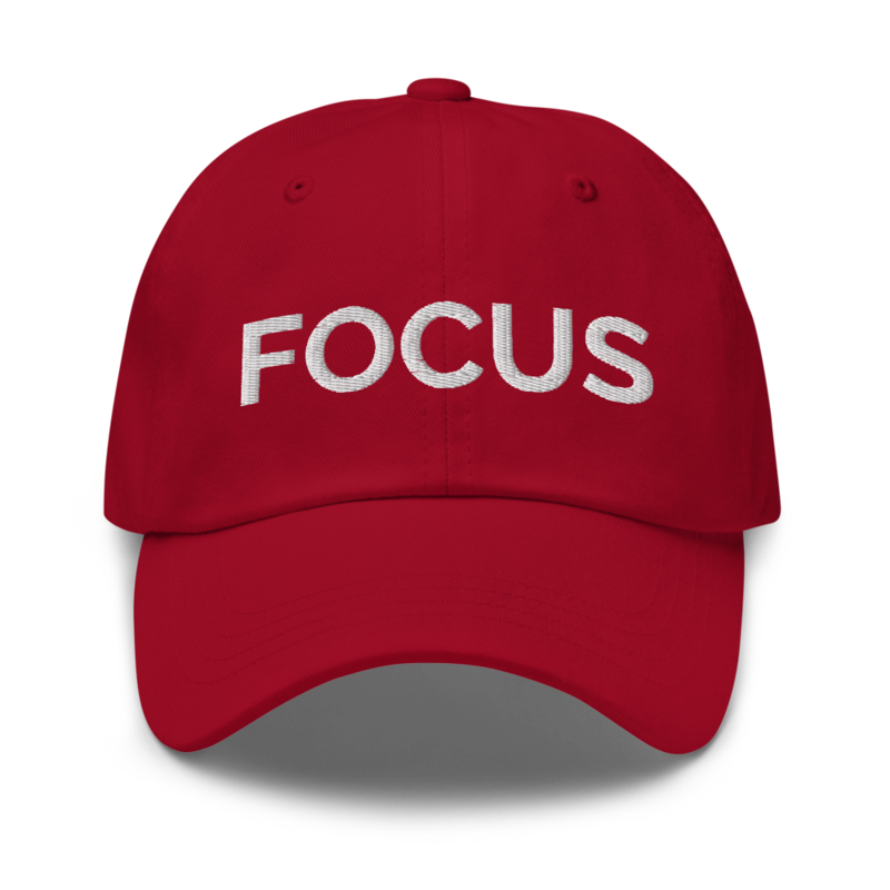 Focus Hat - Cranberry