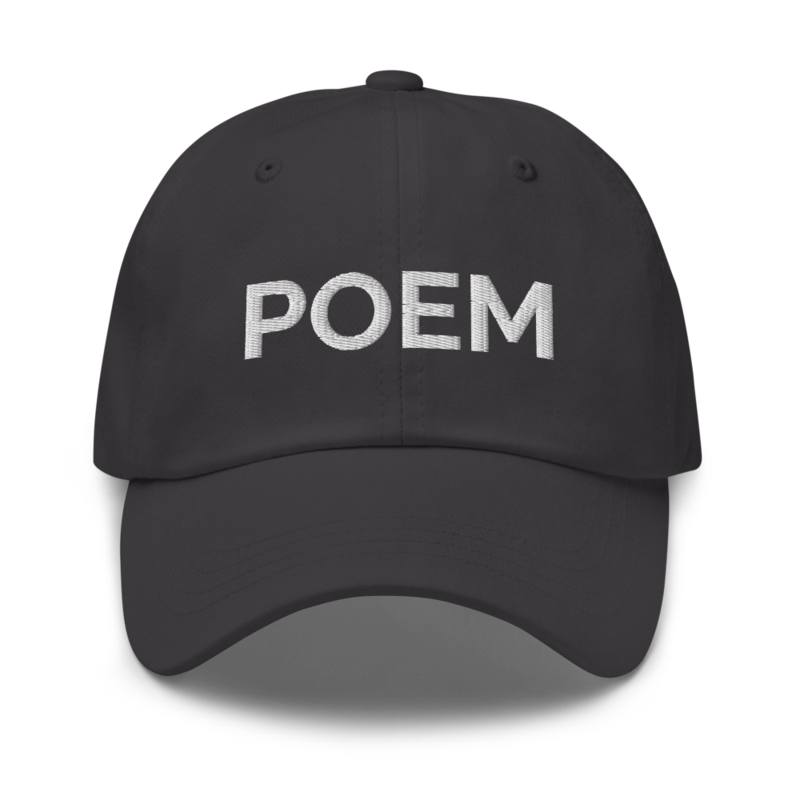 Poem Hat - Dark Grey