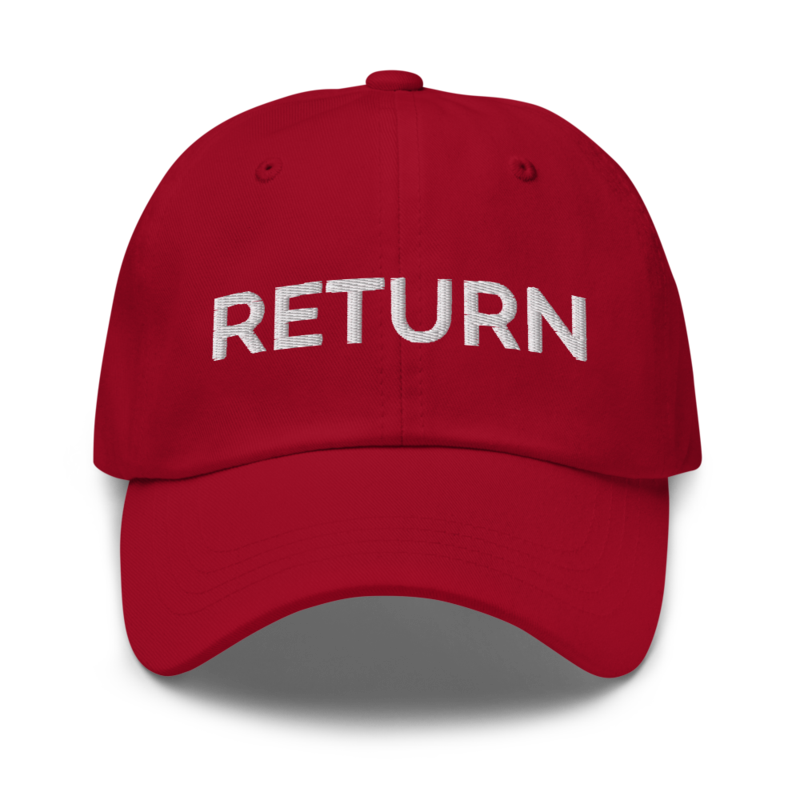 Return Hat - Cranberry