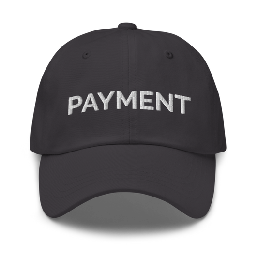 Payment Hat - Dark Grey