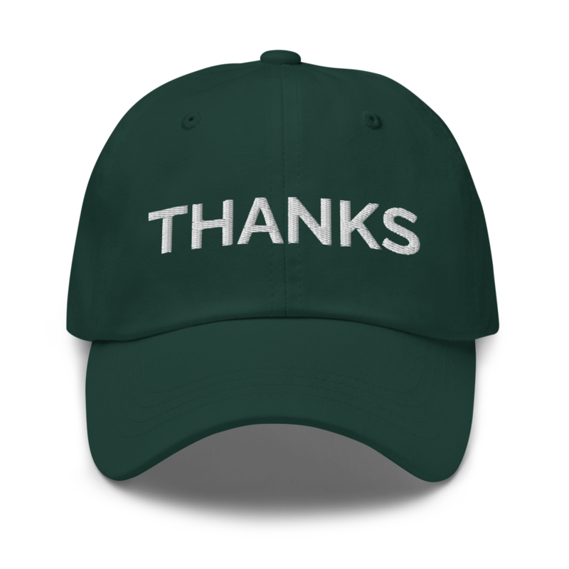 Thanks Hat - Spruce