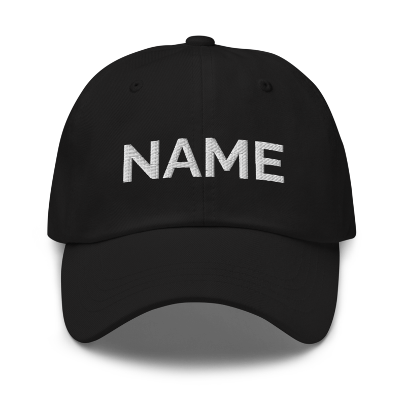 Name Hat - Black