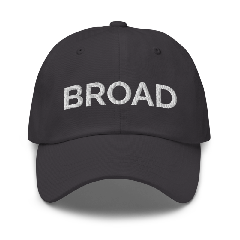 Broad Hat - Dark Grey