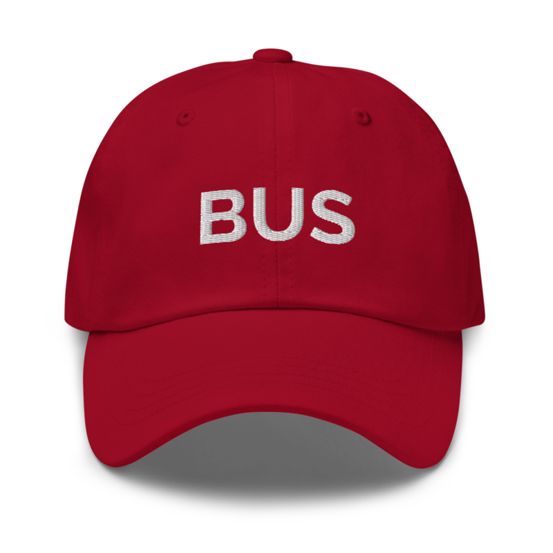 Bus Hat - Cranberry