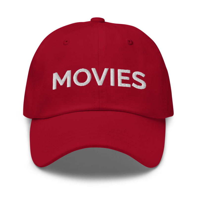 Movies Hat - Cranberry