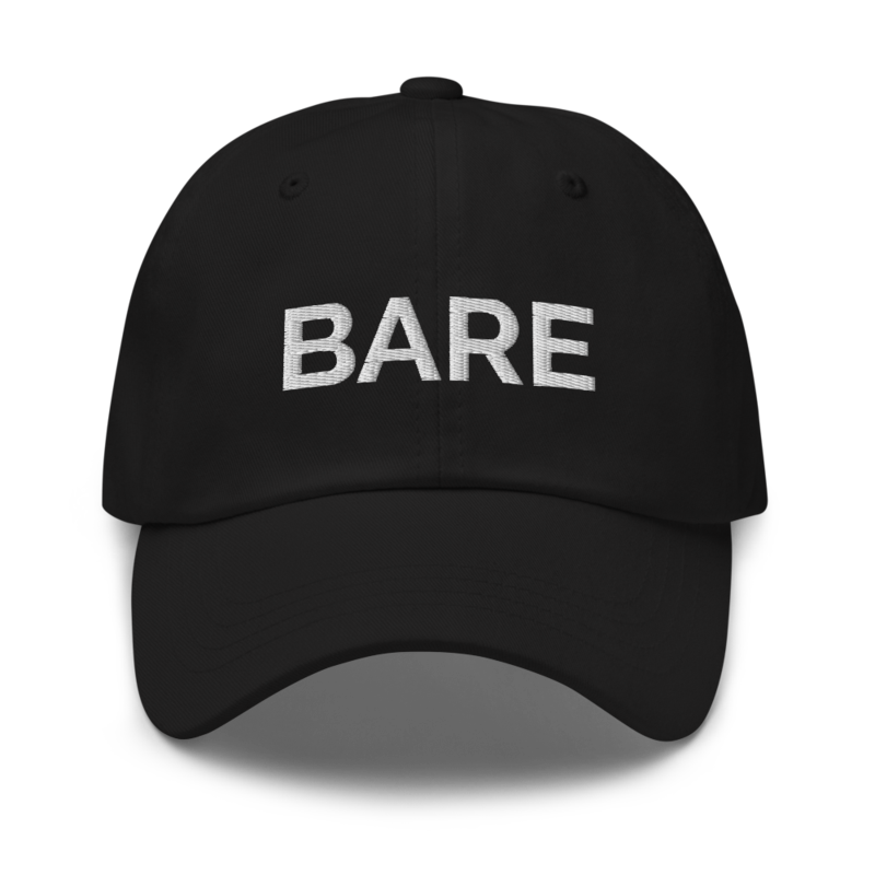 Bare Hat - Black