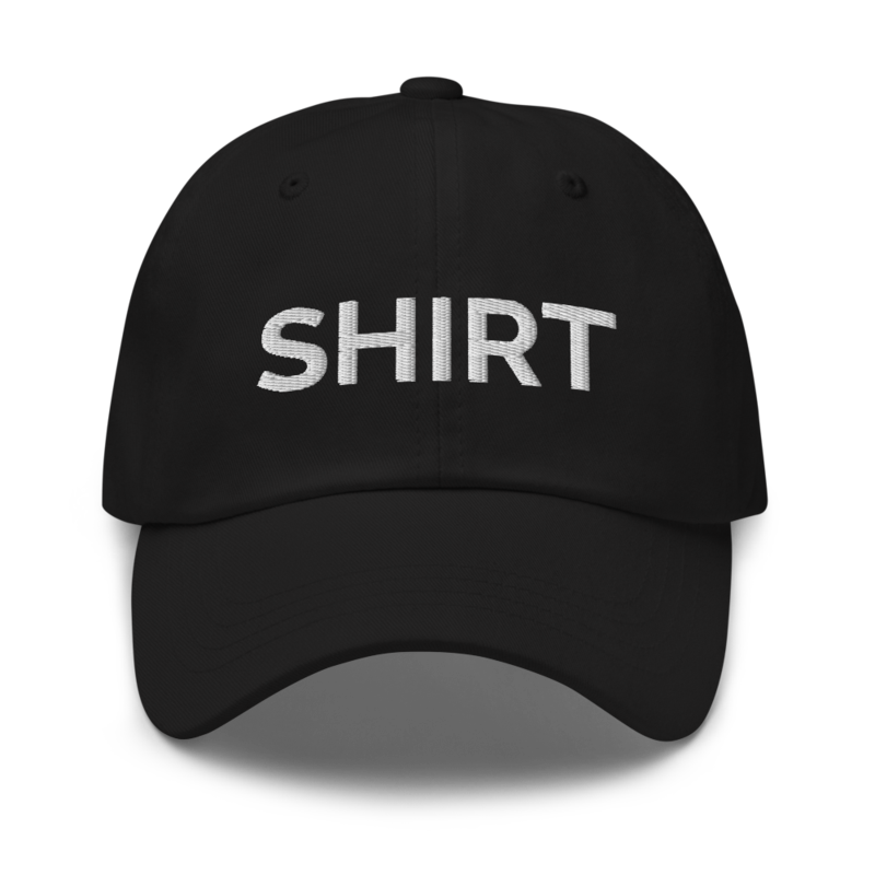 Shirt Hat - Black
