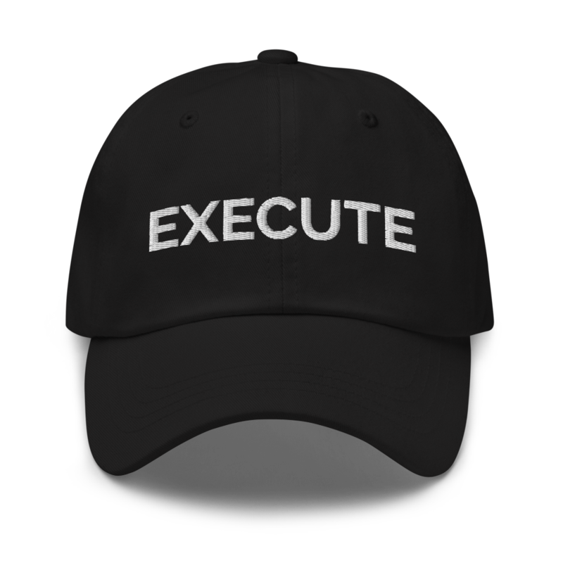 Execute Hat - Black