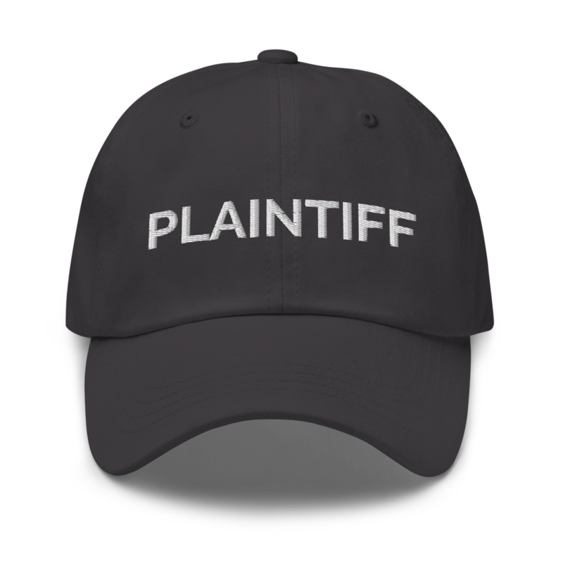 Plaintiff Hat - Dark Grey