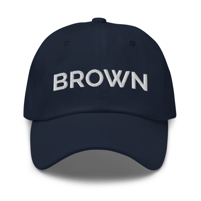 Brown Hat - Navy