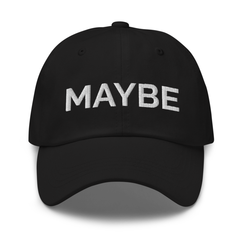 Maybe Hat - Black