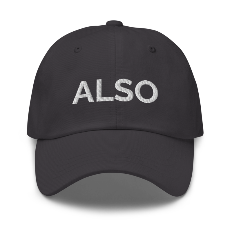 Also Hat - Dark Grey