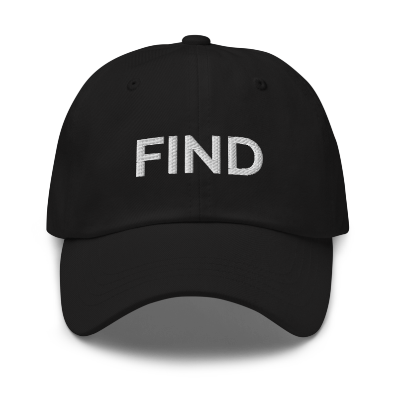 Find Hat - Black