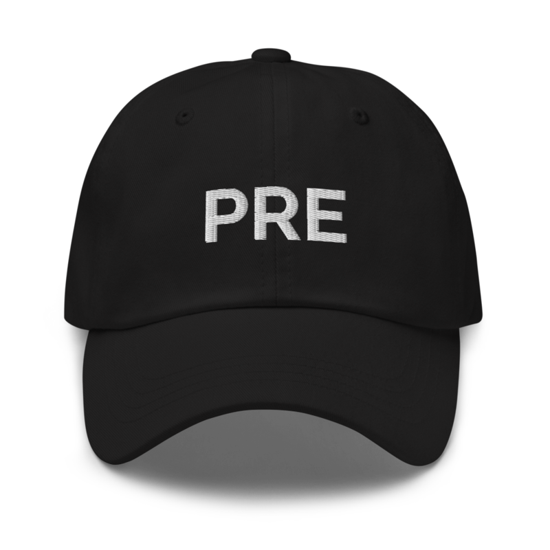 Pre Hat - Black