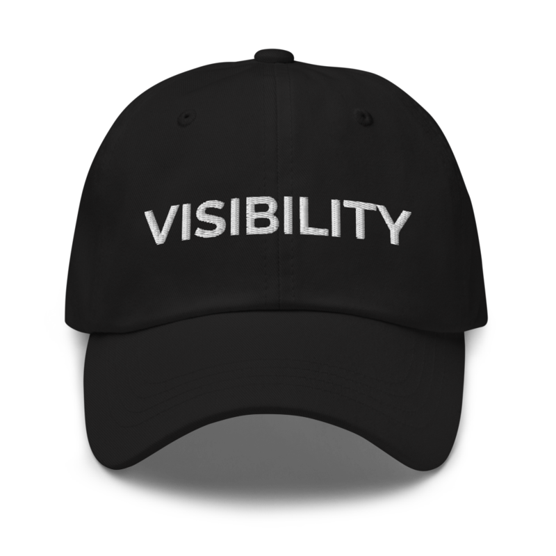 Visibility Hat - Black